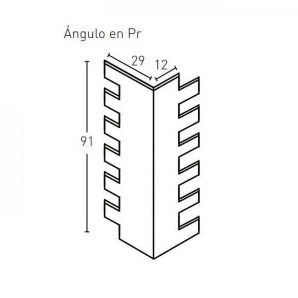 LADRILLO VIEJO 481-E BLANCO ( ANGULO ) LADRILLO VIEJO 481-E BLANCO ( ANGULO )