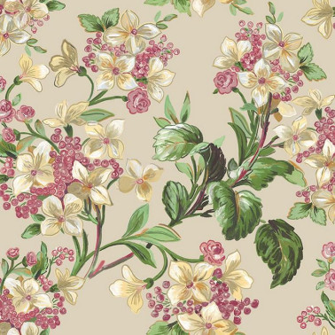 Papier peint Flowery Beige 8800041 - COORDONNE