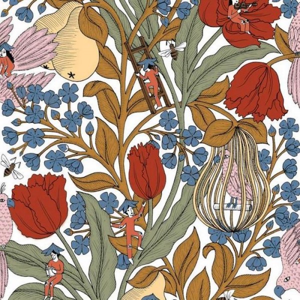 Wallpaper Neo belle epoque White 8800014 - COORDONNE Wallpaper Neo belle epoque White 8800014 - COORDONNE