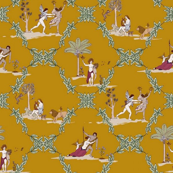 Papel de parede Neo bucolic Mustard 8800054 - COORDONNE MURALES A MEDIDA Papel de parede Neo bucolic Mustard 8800054 - COORDONNE MURALES A MEDIDA