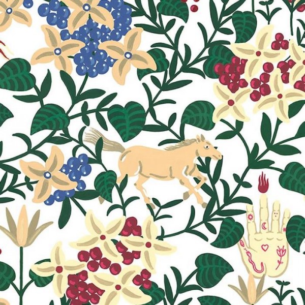Papel de parede Neo flowery White 8800044 - COORDONNE Papel de parede Neo flowery White 8800044 - COORDONNE