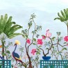 Carta da Parati Mural Neo Tea Garden Blue 8800131 - COORDONNE
