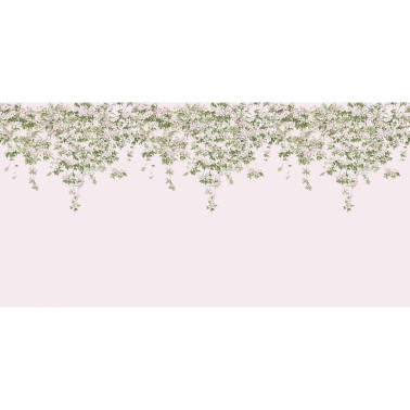 Papier peint Classic Clematis Mural Wallpaper Pink - SIAN ZENG