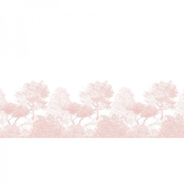 Carta da Parati Classic Hua Trees Mural Wallpaper Pink - SIAN ZENG