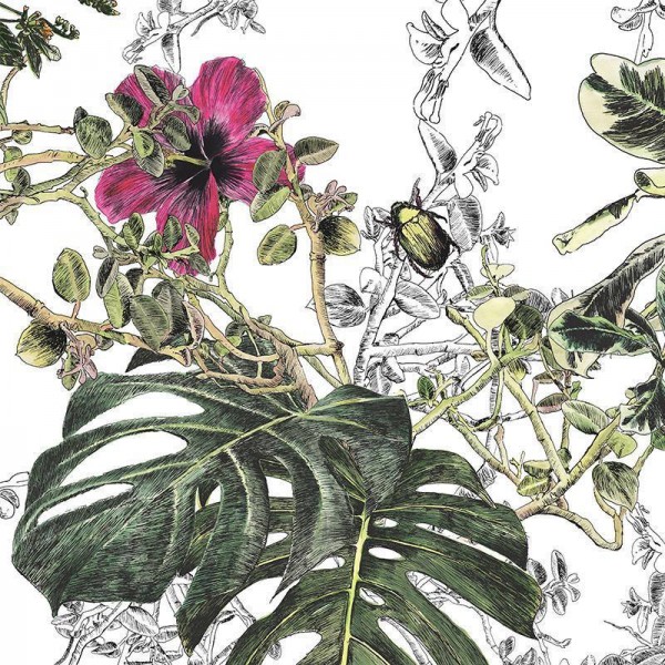 Tapete Classic Seasons Wallpaper Summer Tropical Bloom - SIAN ZENG