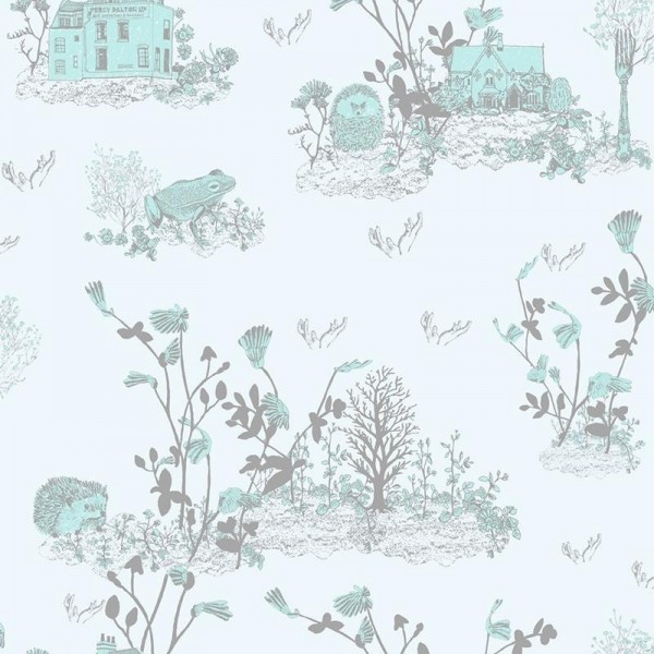 Carta da Parati Classic Woodlands Blue - SIAN ZENG