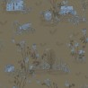 Wallpaper Magnetic Classic Woodlands Khaki Blue  - SIAN ZENG