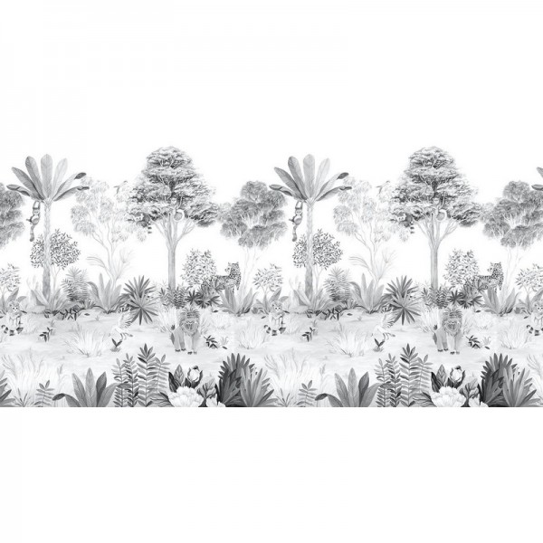 Tapete Jungle Grey - SIAN ZENG