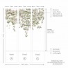Wallpaper Classic Clematis Mural Wallpaper White - SIAN ZENG