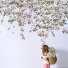 Wallpaper Classic Clematis Mural Wallpaper White - SIAN ZENG
