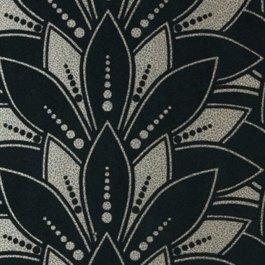 Tapete Astoria Jet Flock 1907-139-03 - 1838 WALLCOVERINGS