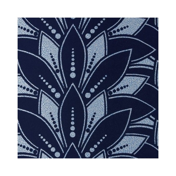 Wallpaper Astoria Midnight Flock 1907-139-01 - 1838 WALLCOVERINGS Wallpaper Astoria Midnight Flock 1907-139-01 - 1838 WALLCOVERINGS