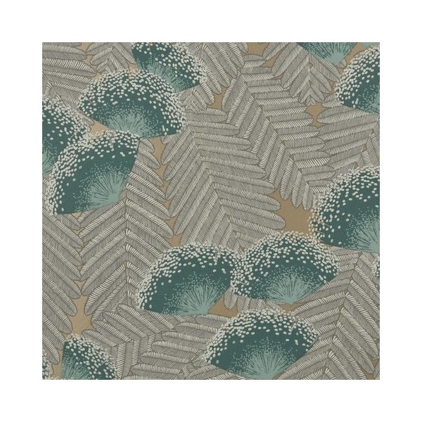 Papier peint Clarice Emerald 1907-138-02 - 1838 WALLCOVERINGS Papier peint Clarice Emerald 1907-138-02 - 1838 WALLCOVERINGS