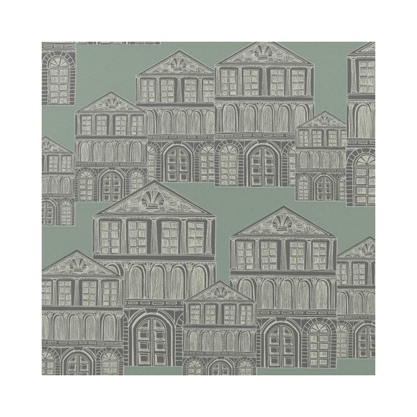 Wallpaper Maison Neo Mint 1907-137-03 - 1838 WALLCOVERINGS Wallpaper Maison Neo Mint 1907-137-03 - 1838 WALLCOVERINGS
