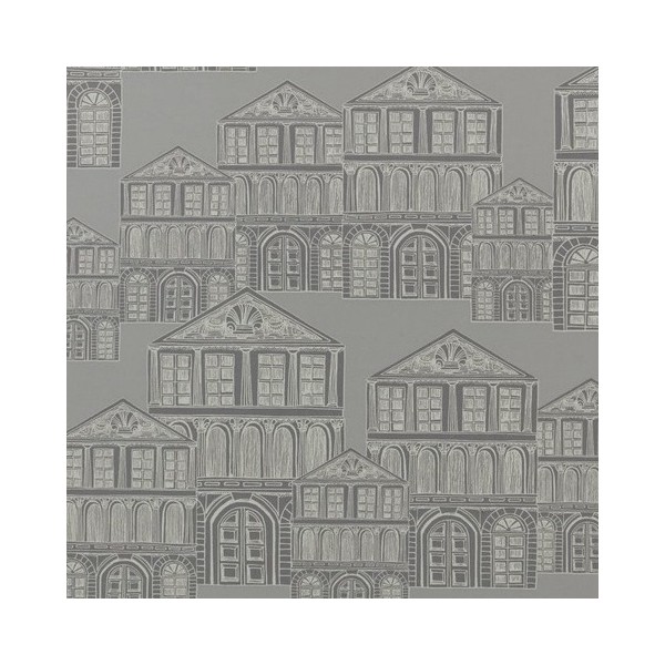 Papier peint Maison Soft Grey 1907-137-04 - 1838 WALLCOVERINGS Papier peint Maison Soft Grey 1907-137-04 - 1838 WALLCOVERINGS