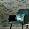 Papier peint Clarice Emerald 1907-138-02 - 1838 WALLCOVERINGS