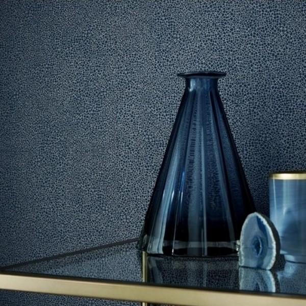 Papel de parede Emile Midnight 1907-141-01 - 1838 WALLCOVERINGS