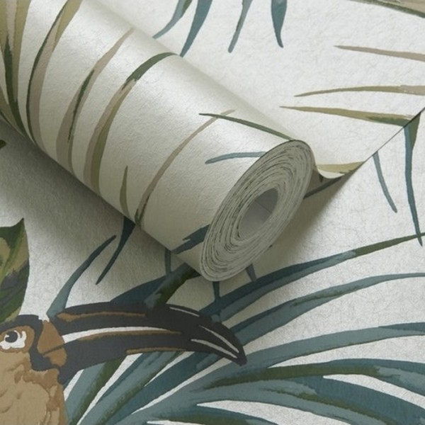 Tapete Le Toucan Emerald 1907-135-03 - 1838 WALLCOVERINGS
