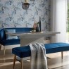Wallpaper Le Toucan Pale Blue 1907-135-01 - 1838 WALLCOVERINGS