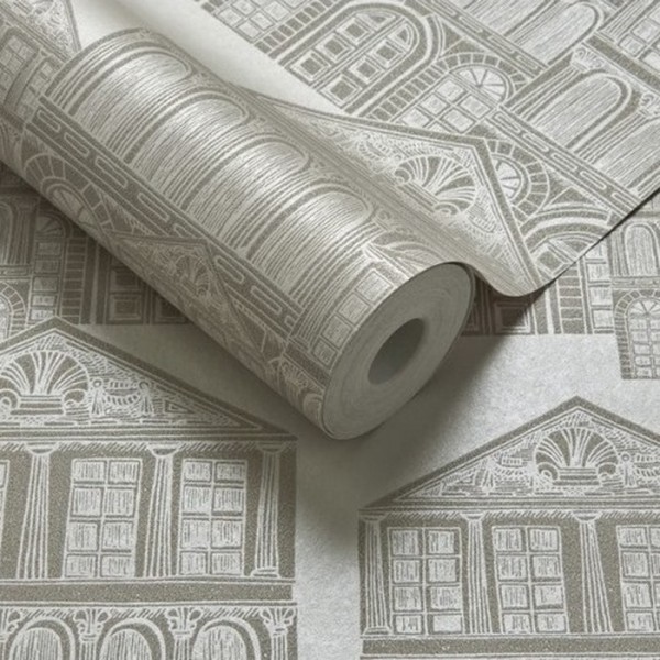 Papier peint Maison Ivory 1907-137-01 - 1838 WALLCOVERINGS