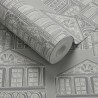Papier peint Maison Soft Grey 1907-137-04 - 1838 WALLCOVERINGS