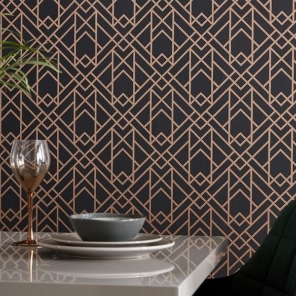Wallpaper Metro Jet 1907-140-03 - 1838 WALLCOVERINGS