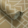 Papier peint Metro Mustard 1907-140-07 - 1838 WALLCOVERINGS