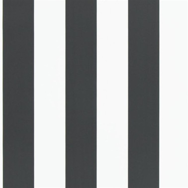 Papel de parede PRL026-09 SPALDING STRIPE - BLACK WHITE - Ralph Lauren Home