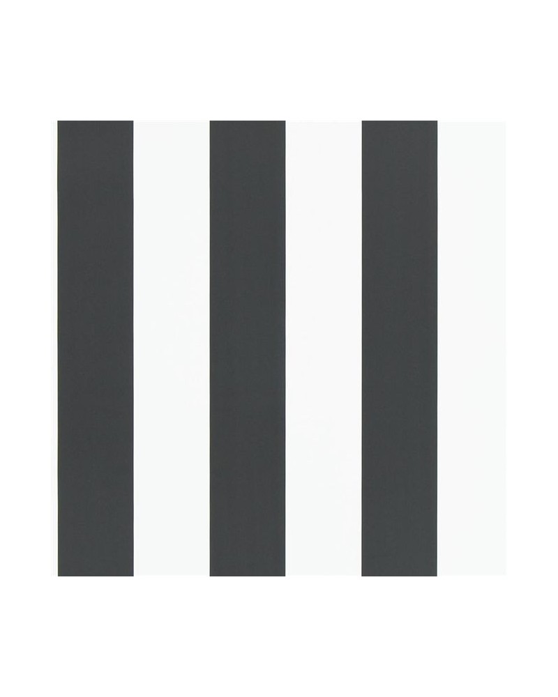 Papel de parede PRL026-09 SPALDING STRIPE - BLACK WHITE - Ralph Lauren Home Papel de parede PRL026-09 SPALDING STRIPE - BLACK WHITE - Ralph Lauren Home