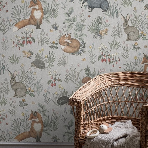Papel de parede Forest Friends Mural 7480 - BORAS TAPETER