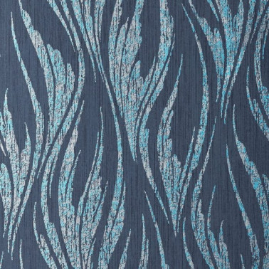 Wallpaper Ripple Blue Dusk 2008-146-03 - 1838 WALLCOVERINGS