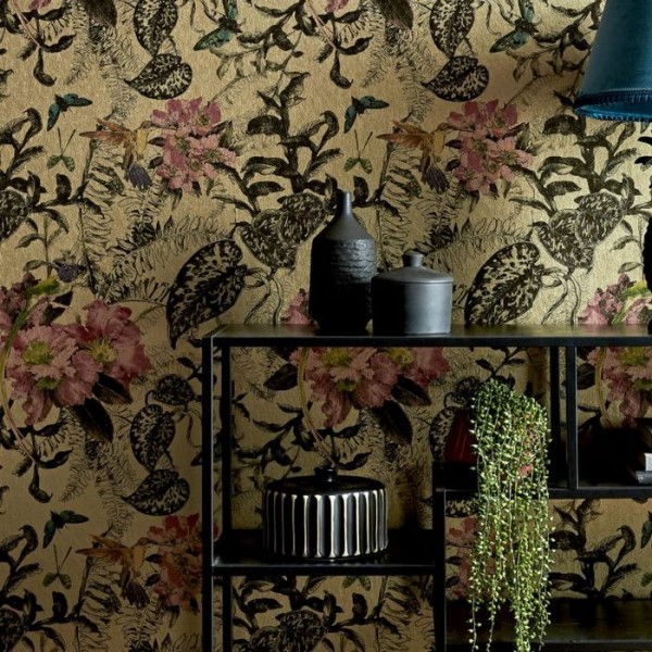 Tapete Hedgerow Bracken 2008-144-01 - 1838 WALLCOVERINGS