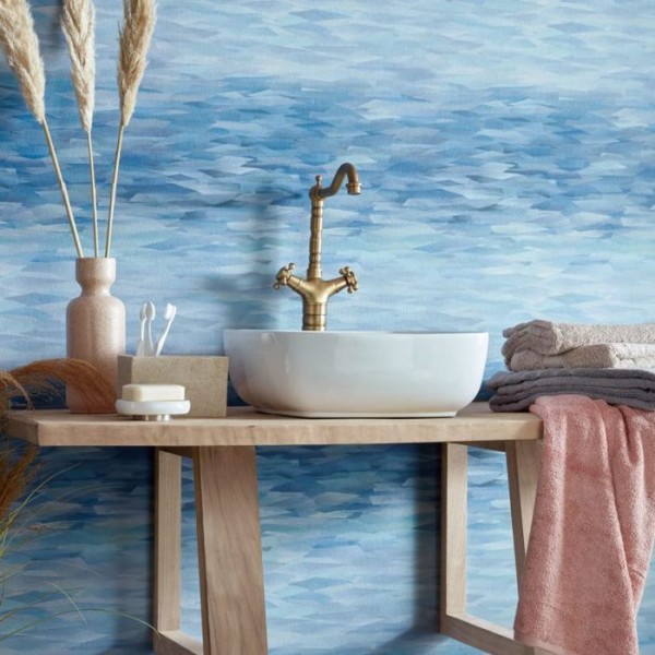 Wallpaper Prism Blue Dusk 2008-151-02 - 1838 WALLCOVERINGS
