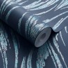 Wallpaper Ripple Blue Dusk 2008-146-03 - 1838 WALLCOVERINGS