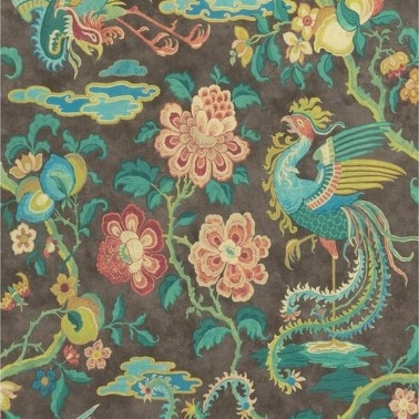 Wallpaper Chifu Charcoal Multi BW450875 - GP & JBAKER