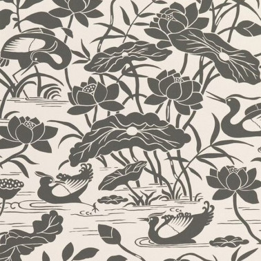 Papel de parede Heron & Lotus Flower B&N BW450891 - GP & JBAKER