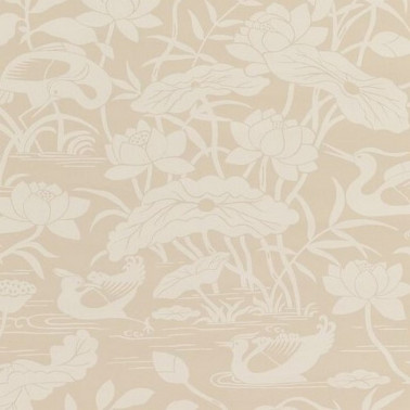 Wallpaper Heron & Lotus Flower Stone BW450892 - GP & JBAKER