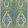 Papier peint Ikat Bokhara Emerald BW450903 - GP & JBAKER