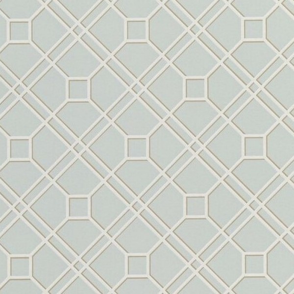 Papier peint Langdale Trellis Soft Aqua BW4507111 - GP & JBAKER Papier peint Langdale Trellis Soft Aqua BW4507111 - GP & JBAKER