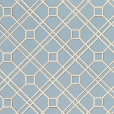Papel de parede Langdale Trellis Soft Blue BW450719 - GP & JBAKER