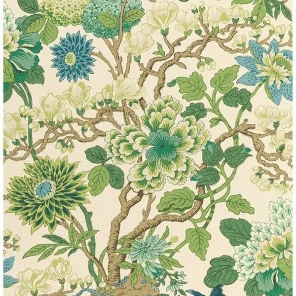 Papier peint Magnolia Emerald Teal BW450922 - GP & JBAKER Papier peint Magnolia Emerald Teal BW450922 - GP & JBAKER