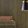 Papier peint Herringbone Charcoal Bronze BW450855 - GP & JBAKER