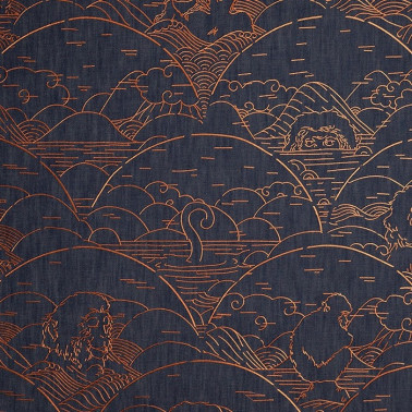 Papel Pintado Indigo Macaque MO3000 - Arte