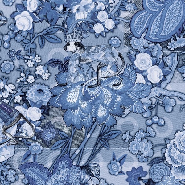 Papel Pintado Rendezvous Tokyo Blue MO3012 - Arte Papel Pintado Rendezvous Tokyo Blue MO3012 - Arte