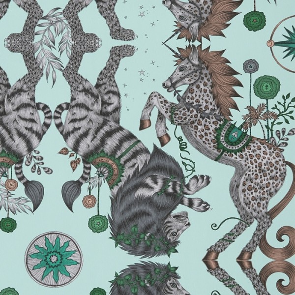 Wallpaper Caspian Agua W0113-01 - CLARKE & CLARKE