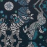 Papier peint Caspian Navy W0113-05 - CLARKE & CLARKE