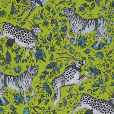 Papier peint Protea Lime W0119-05 - CLARKE & CLARKE