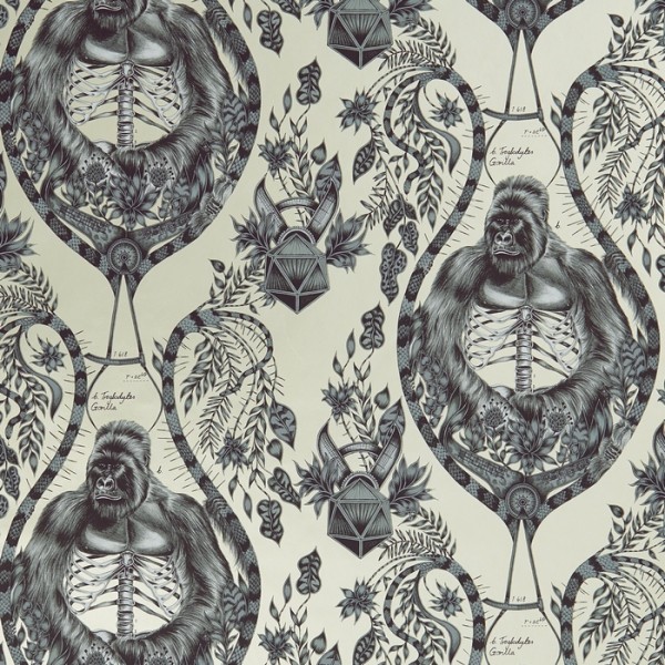 Papier peint Silverback Gold W0120-02 - CLARKE & CLARKE Papier peint Silverback Gold W0120-02 - CLARKE & CLARKE
