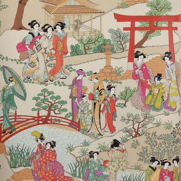 Wallpaper Geishas 03092-02 - MANUEL CANOVAS Wallpaper Geishas 03092-02 - MANUEL CANOVAS