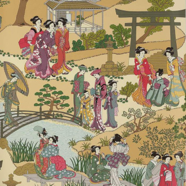 Papel Pintado Geishas 03092-03 - MANUEL CANOVAS